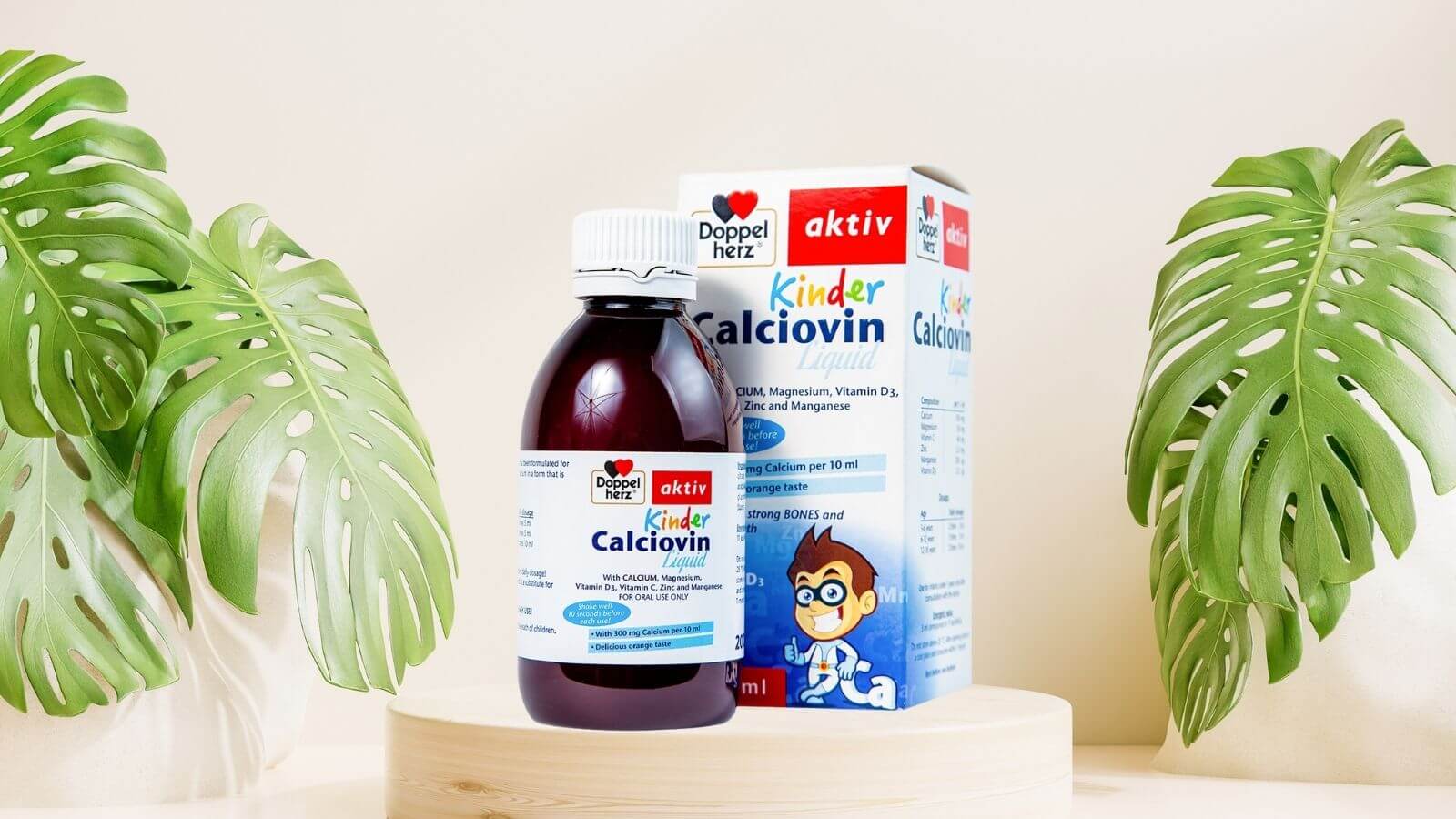 Thuốc canxi của Đức Kinder Calciovin Liquid c&oacute; gi&aacute; th&agrave;nh kh&aacute; cao&nbsp;
