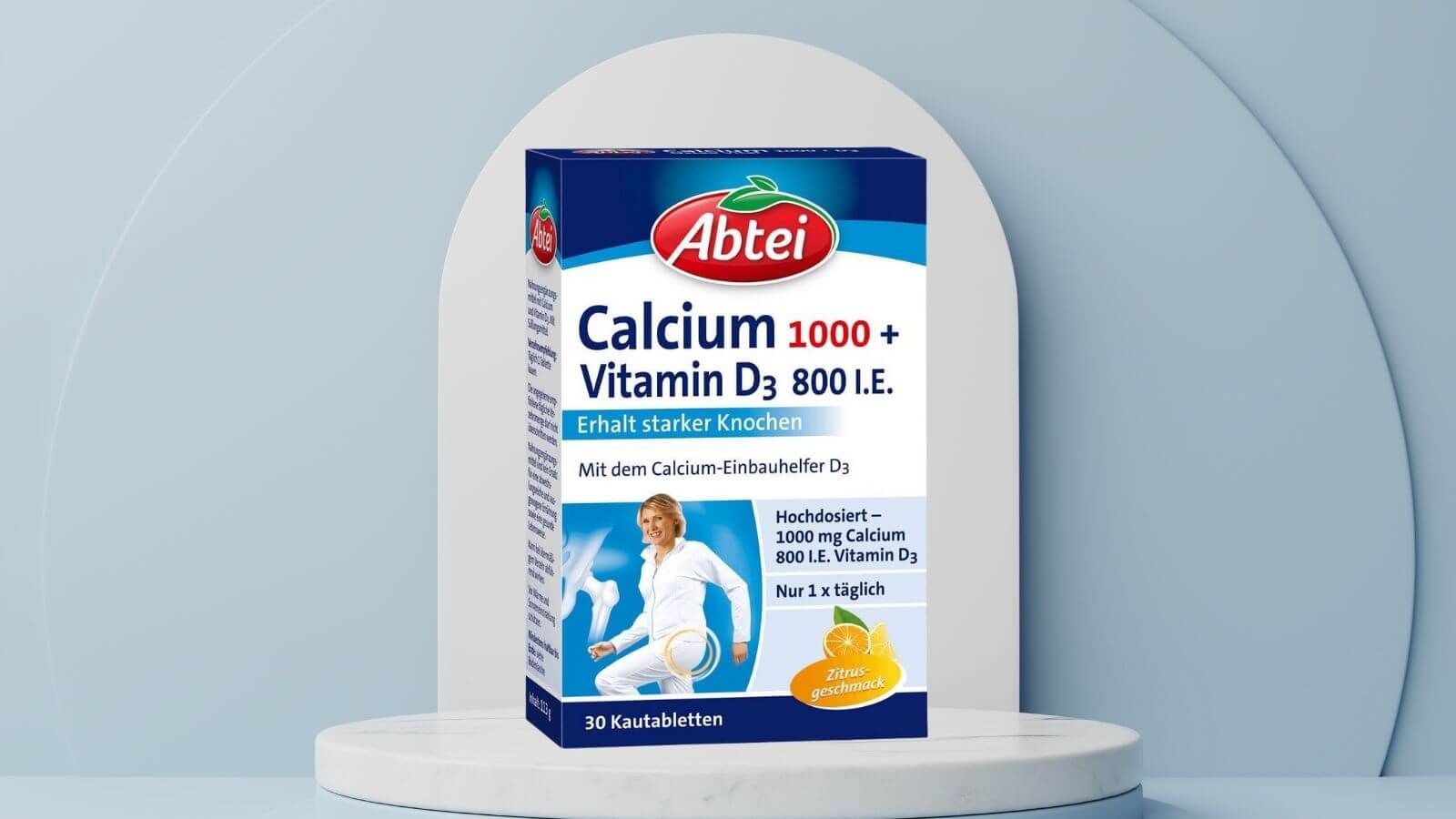 Canxi hữu cơ của Đức Abtei c&oacute; chứa h&agrave;m lượng canxi cao