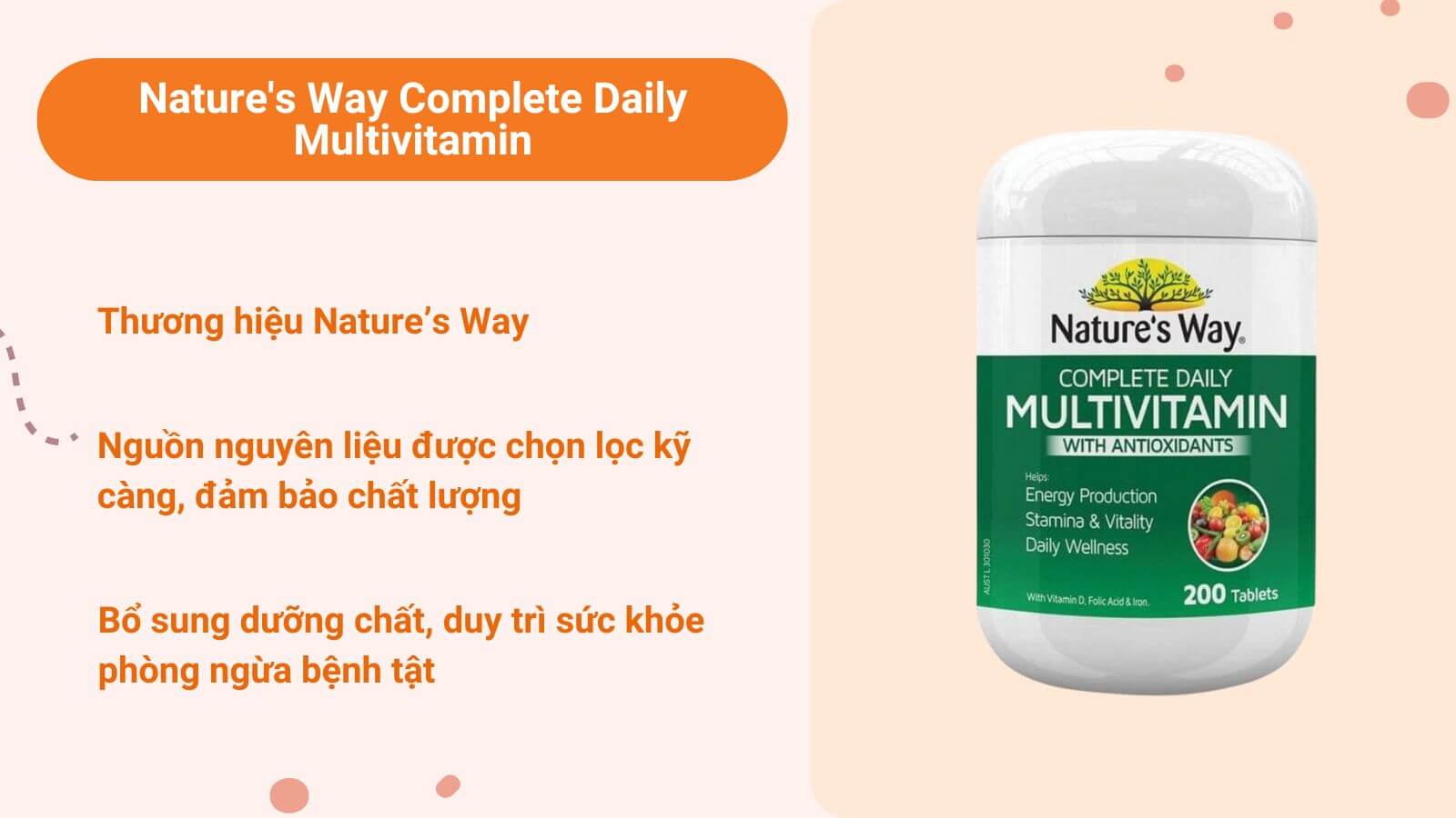 Viên uống hằng ngày Complete Daily Multivitamin