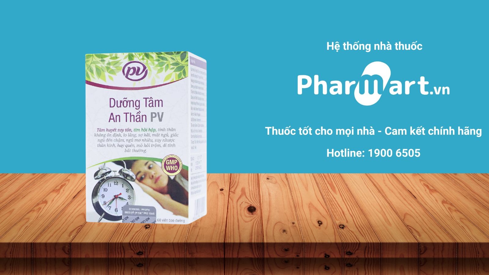 Vi&ecirc;n uống Dưỡng t&acirc;m an thần PV &ndash; hỗ trợ giấc ngủ v&agrave; giảm căng thẳng