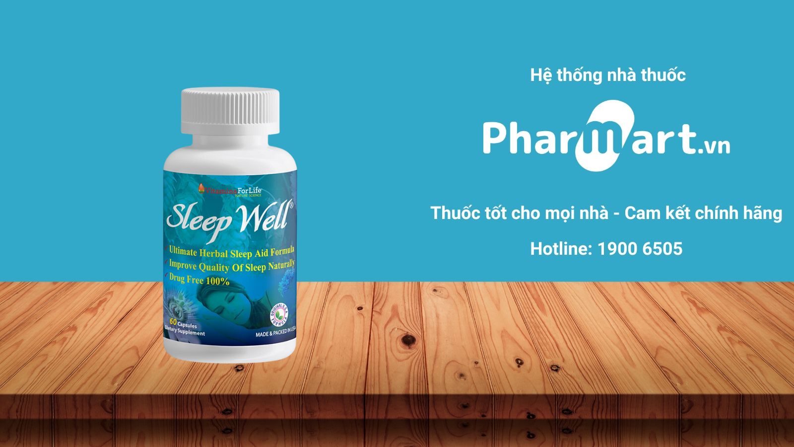 Sản phẩm Sleep Well &ndash; thực phẩm chức năng gi&uacute;p ngủ ngon
