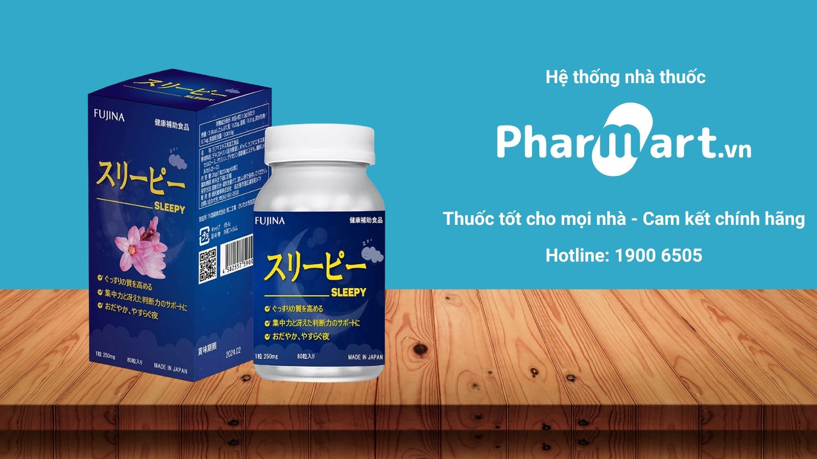 Vi&ecirc;n uống Sleepy Fujina &ndash; hỗ trợ ngủ ngon, gi&uacute;p an thần