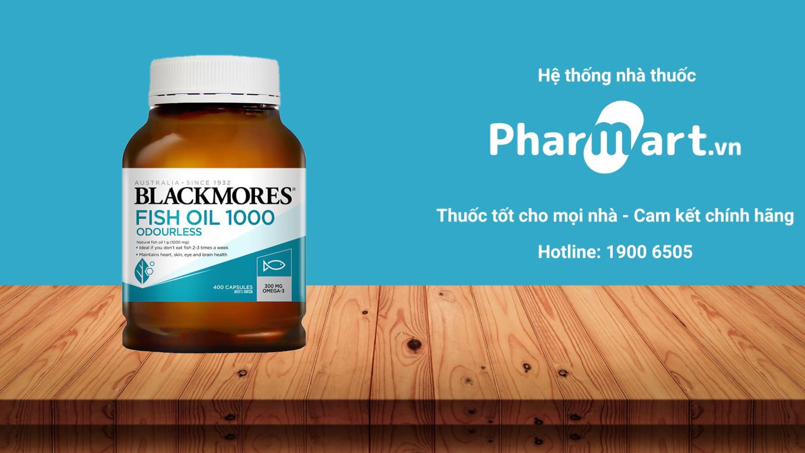 Blackmores Odourless Fish Oil 1000 bổ sung DHA cho b&agrave; bầu