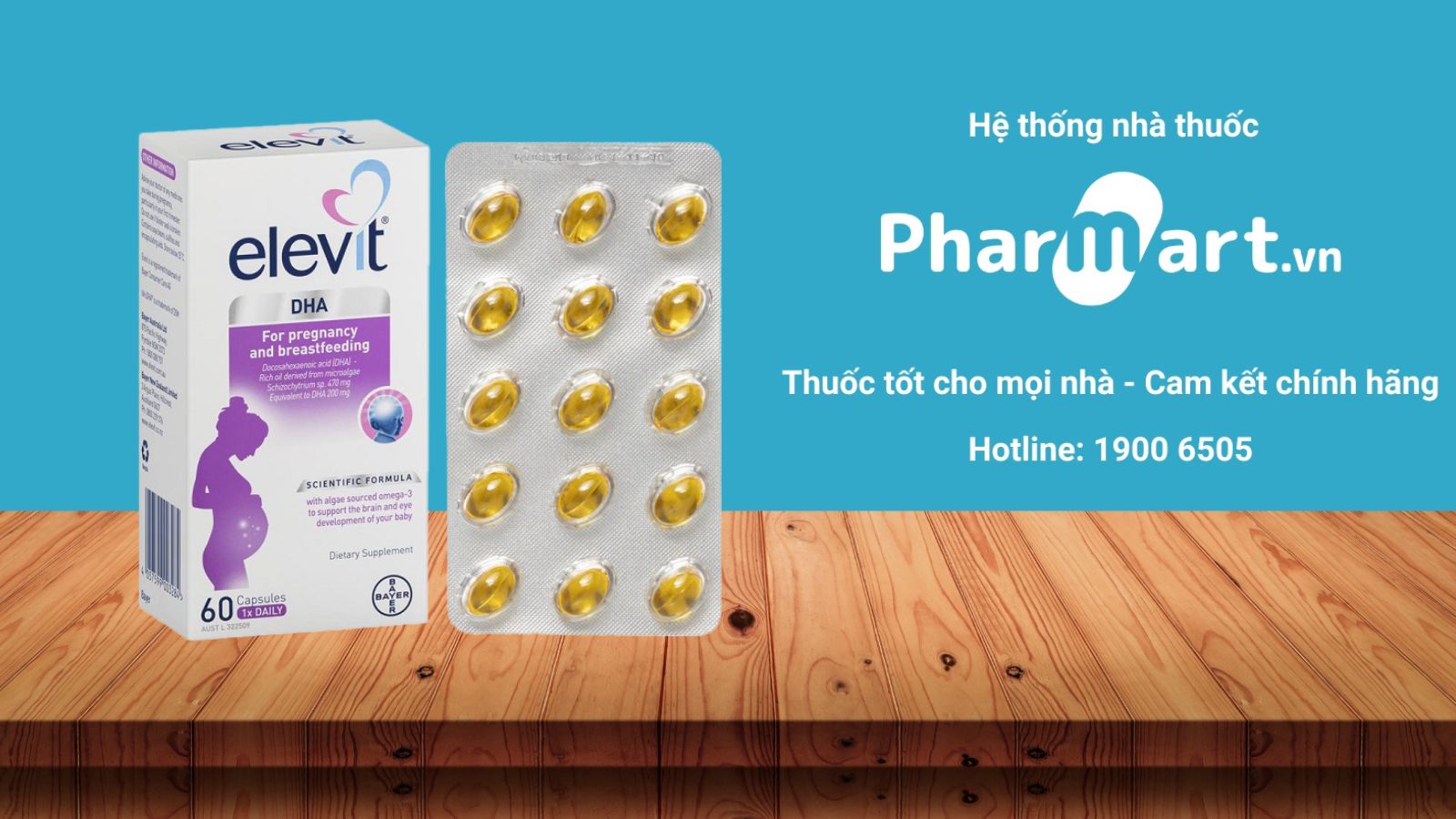 Vi&ecirc;n uống Elevit DHA cho mẹ bầu
