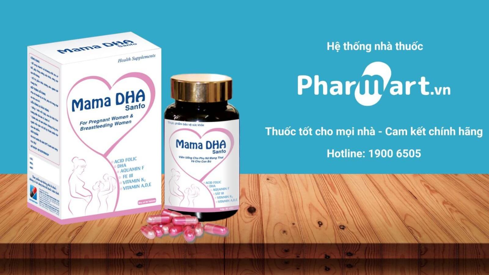 Vi&ecirc;n uống Mama DHA Sanfo