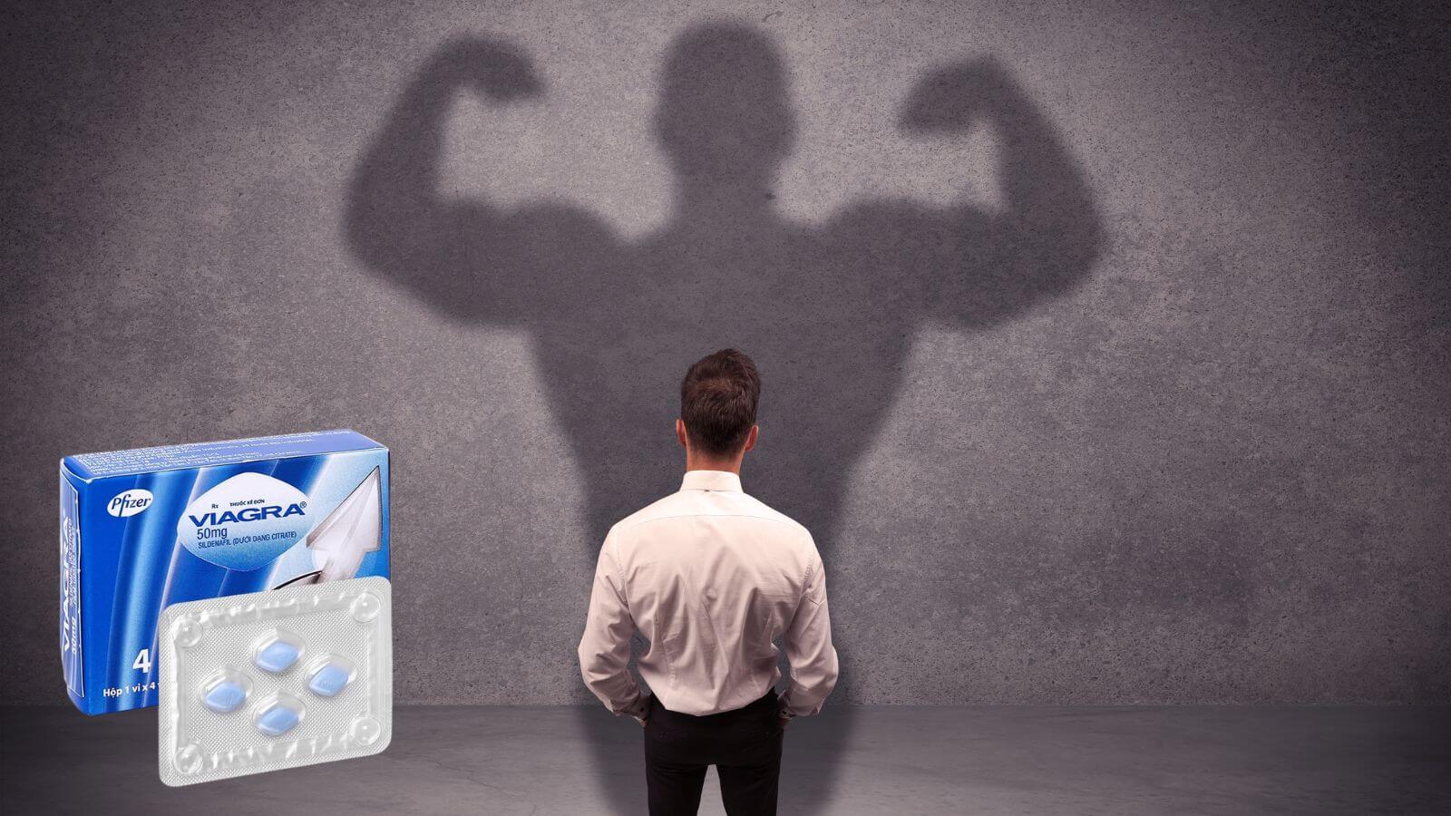Viagra l&agrave; thuốc tăng cường sinh l&yacute; nam của Mỹ được nhiều nam giới biết đến