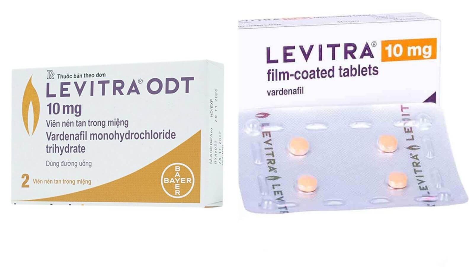Levitra chỉ chứa h&agrave;m lượng hoạt chất kh&aacute; thấp nhưng vẫn đem lại hiệu quả cải thiện tốt&nbsp;