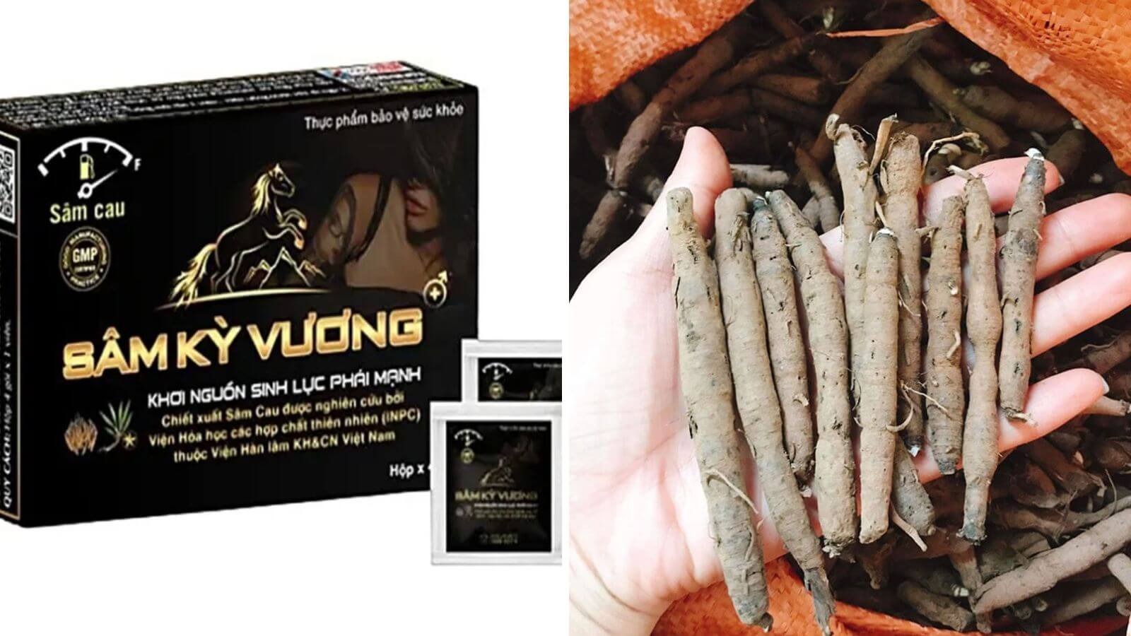 S&acirc;m kỳ vương được b&agrave;o chế từ nhiều dược liệu qu&yacute;&nbsp;