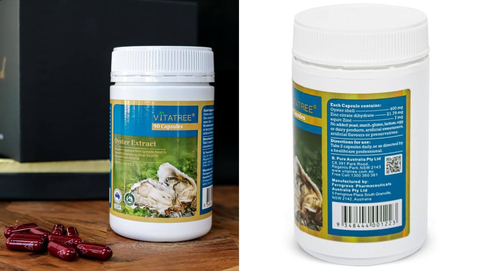 Vitatree Oyster Extract được chiết xuất từ h&agrave;u biển với c&ocirc;ng dụng hỗ trợ cải thiện rối loạn cương dương&nbsp;