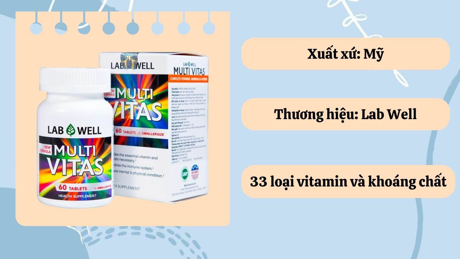 Sản phẩm Lab Well hỗ trợ n&acirc;ng cao sức khỏe