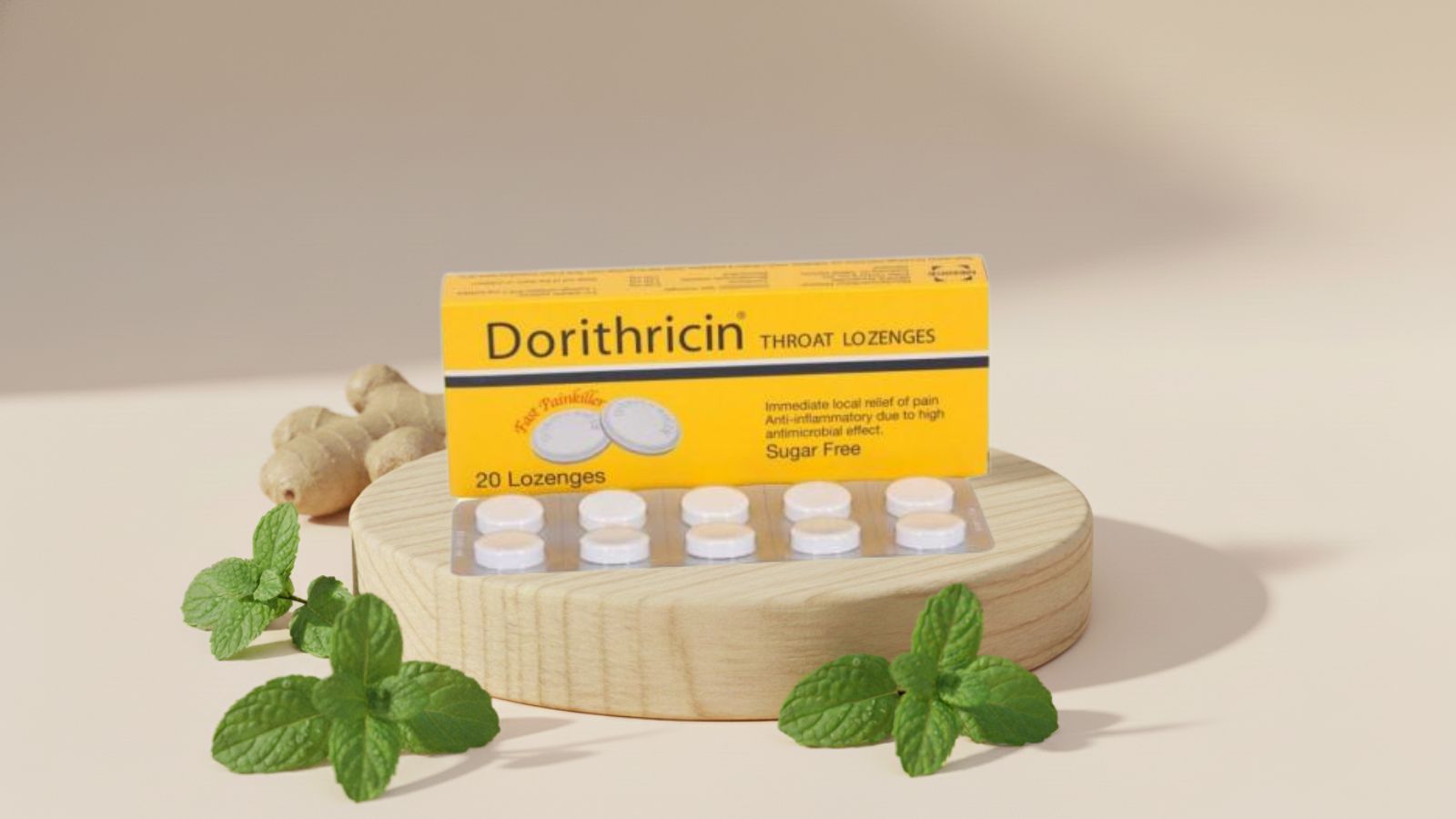 Viên ngậm họng Dorithricin