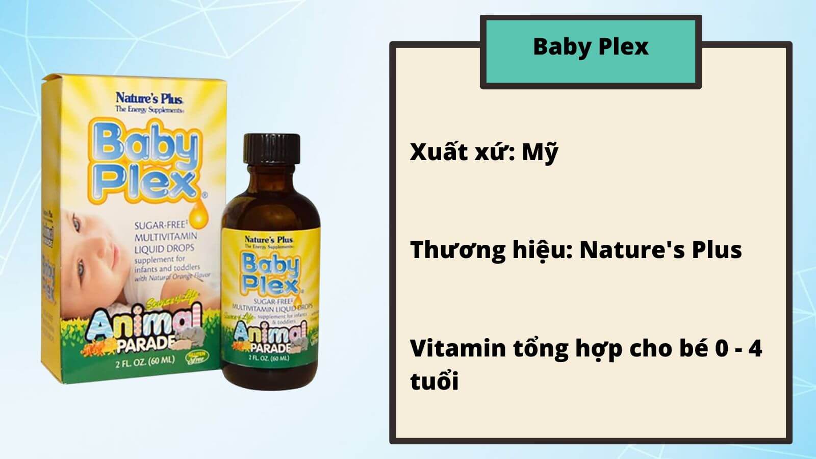 Baby Plex được nhiều bậc phụ huynh tin d&ugrave;ng