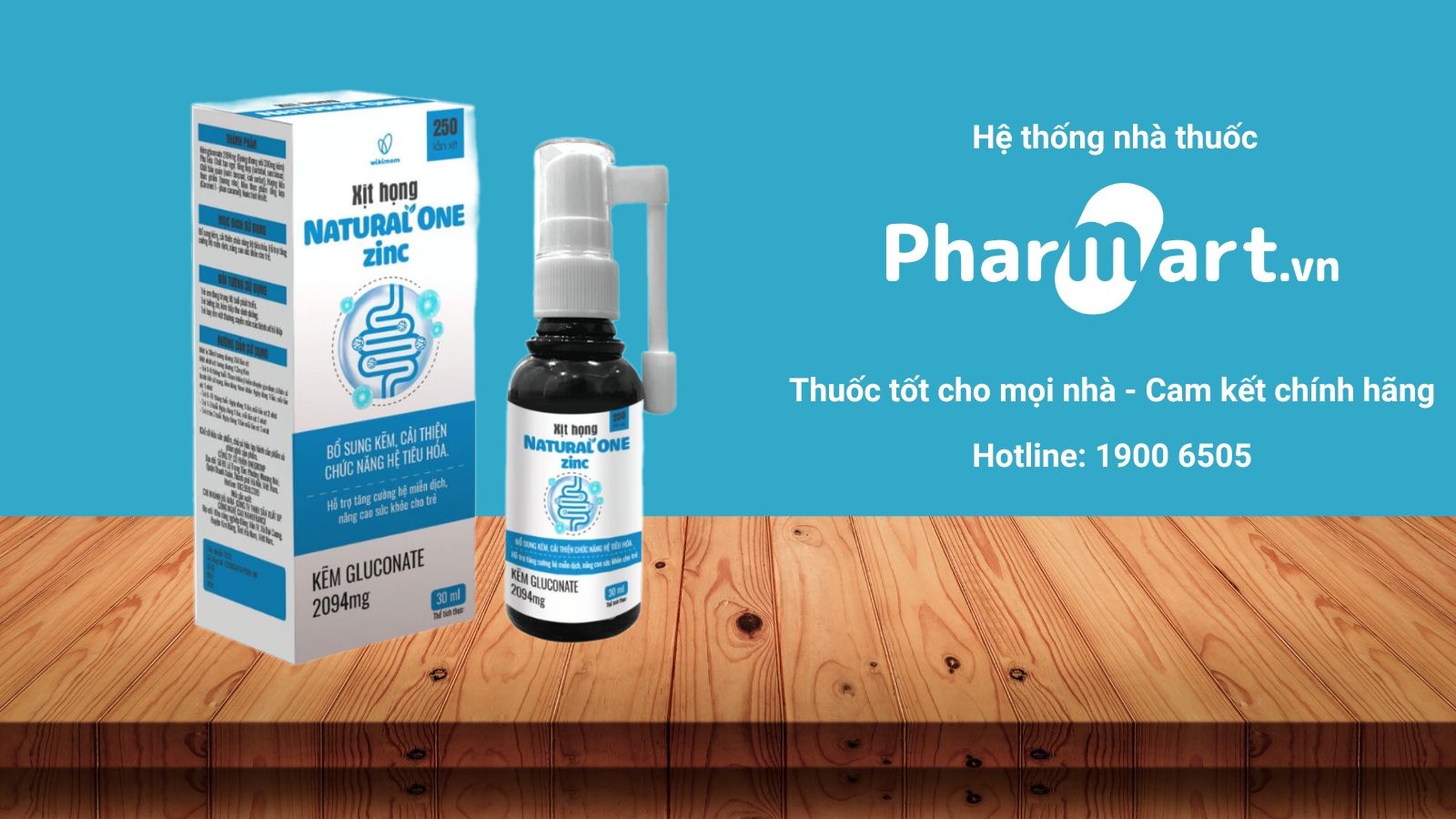 Kẽm dạng xịt cho b&eacute; Natural One Zinc