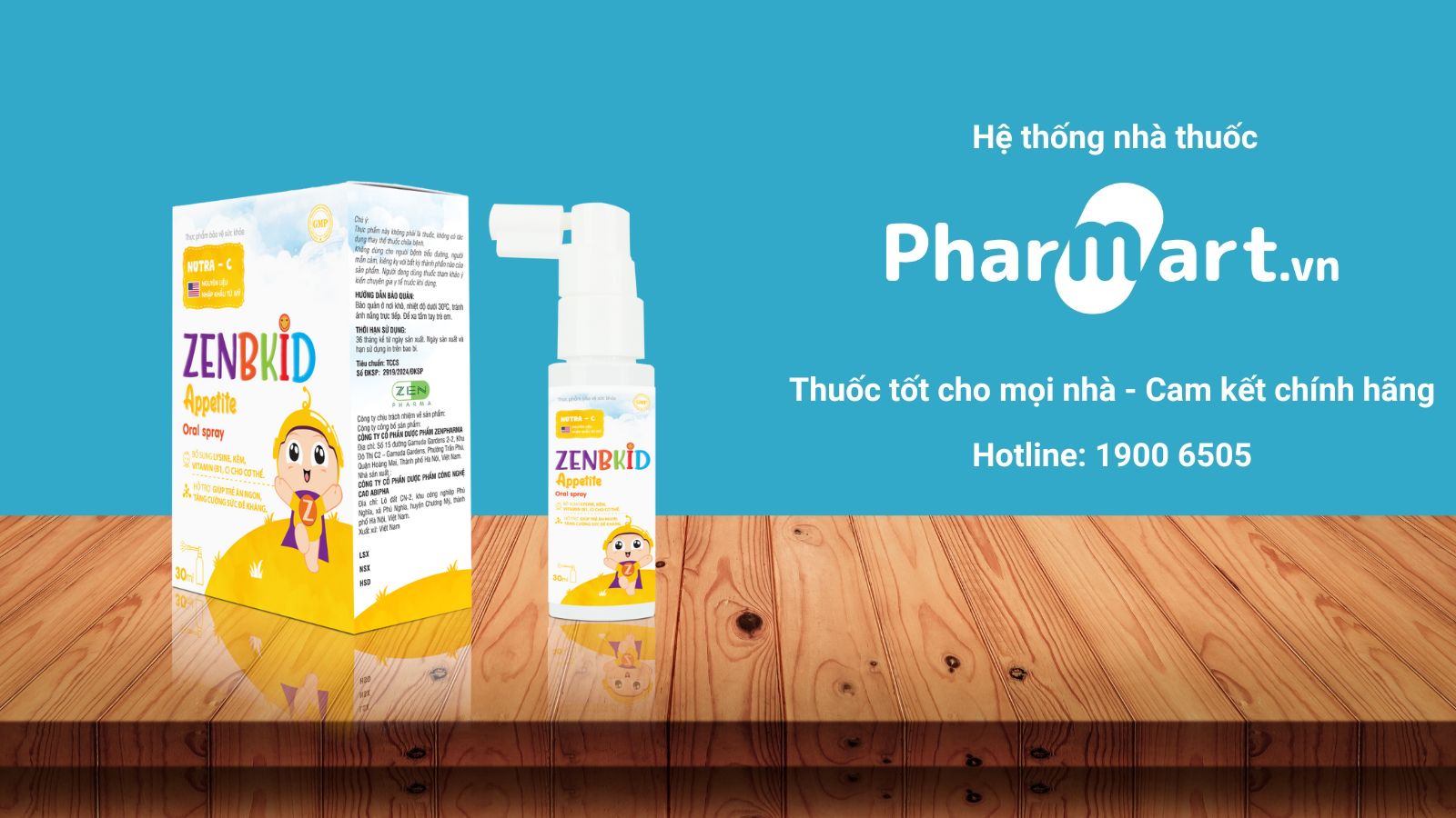 Kẽm dạng xịt cho b&eacute; Zenbkid ZinC