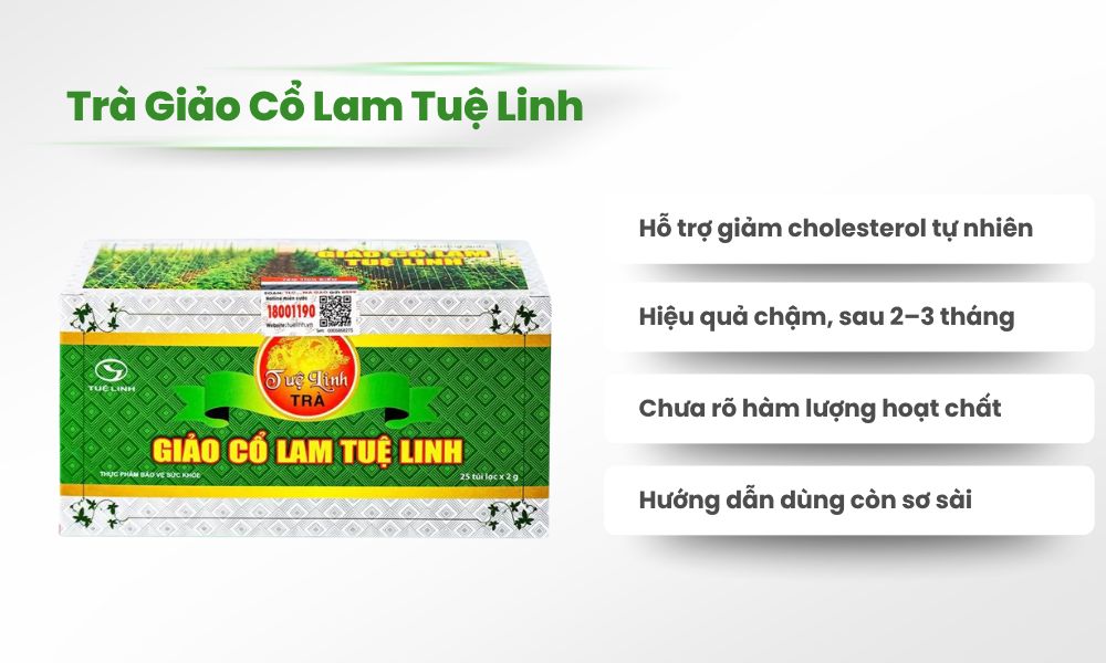 Tr&agrave; giảo cổ lam Tuệ Linh