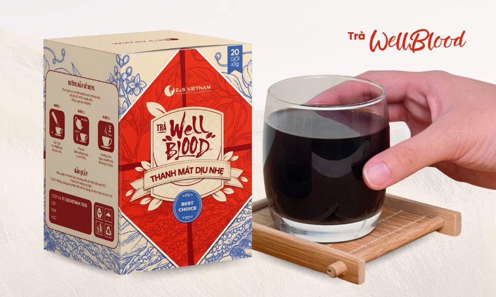 Tr&agrave; WellBlood - lựa chọn h&agrave;ng ng&agrave;y hỗ trợ c&acirc;n bằng v&agrave; giảm mỡ m&aacute;u hiệu quả
