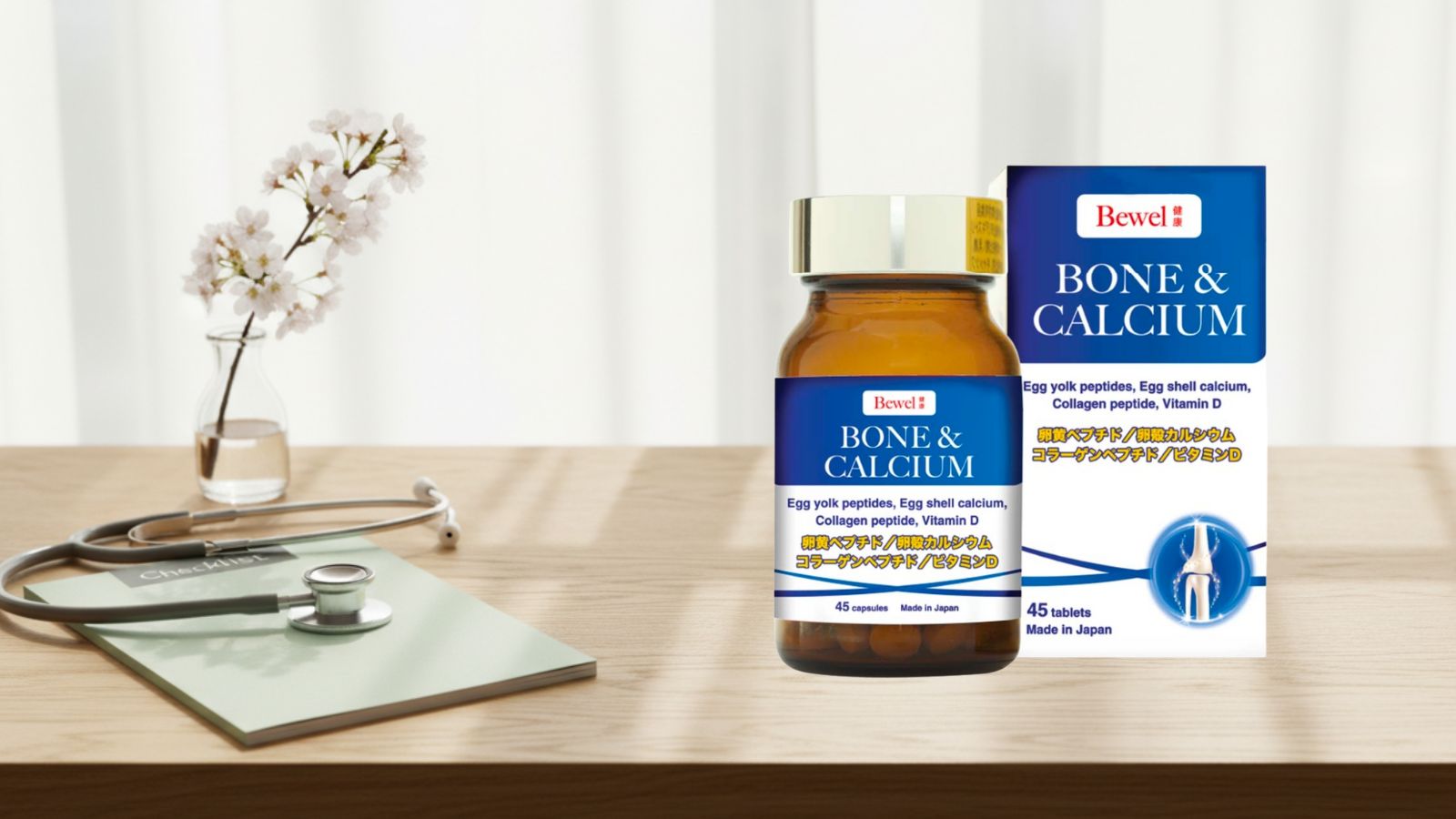 Bewel Bone & Calcium bổ sung canxi cho xương chắc khỏe