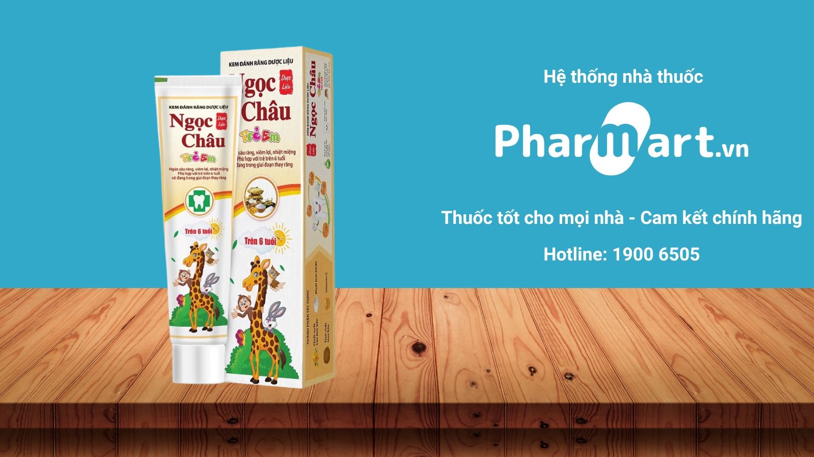 Kem đ&aacute;nh răng Ngọc Ch&acirc;u gi&uacute;p bảo vệ v&agrave; chăm s&oacute;c răng miệng cho trẻ một c&aacute;ch nhẹ nh&agrave;ng.