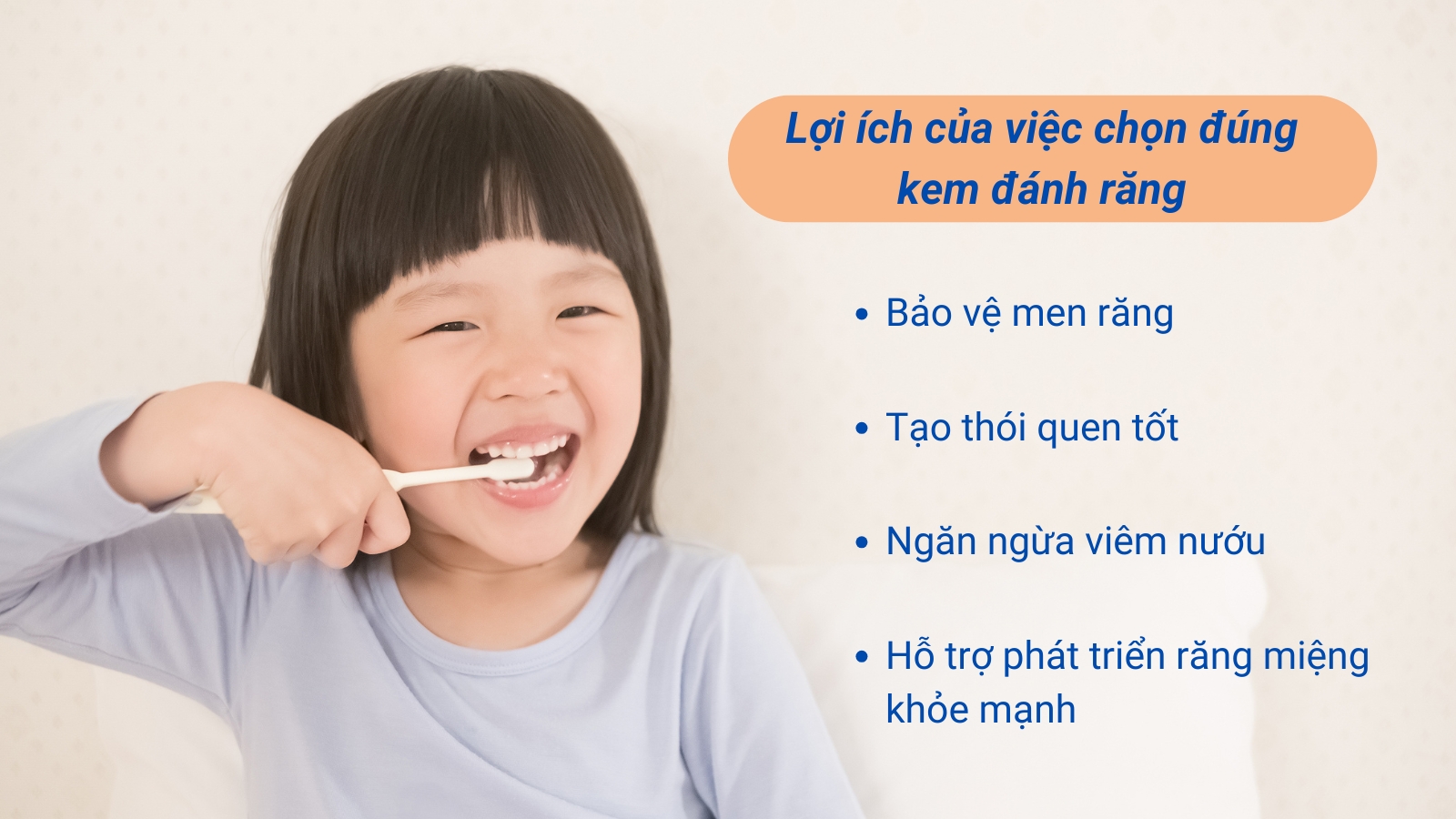 Chọn đ&uacute;ng kem đ&aacute;nh răng trẻ em gi&uacute;p ngăn ngừa s&acirc;u răng