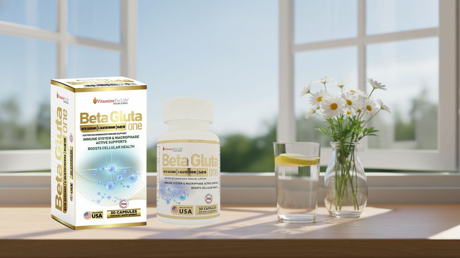 Vitamins For Life Beta Gluta One - Vi&ecirc;n uống Glutathione đến từ Mỹ