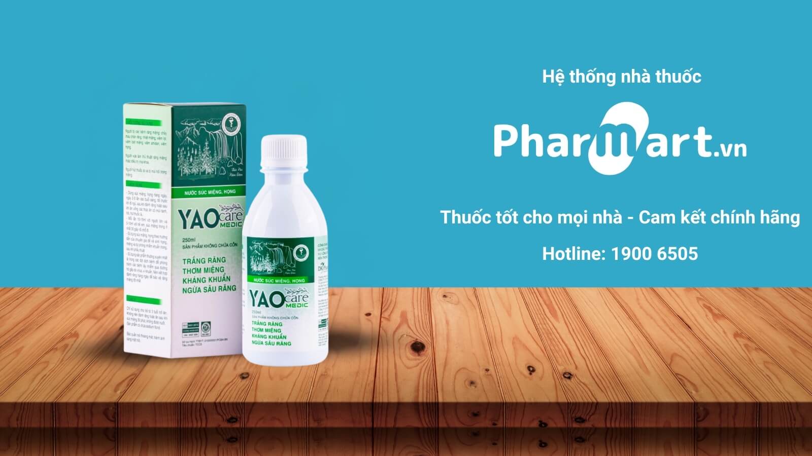 Yaocare Medicc - Nước s&uacute;c miệng thảo dược
