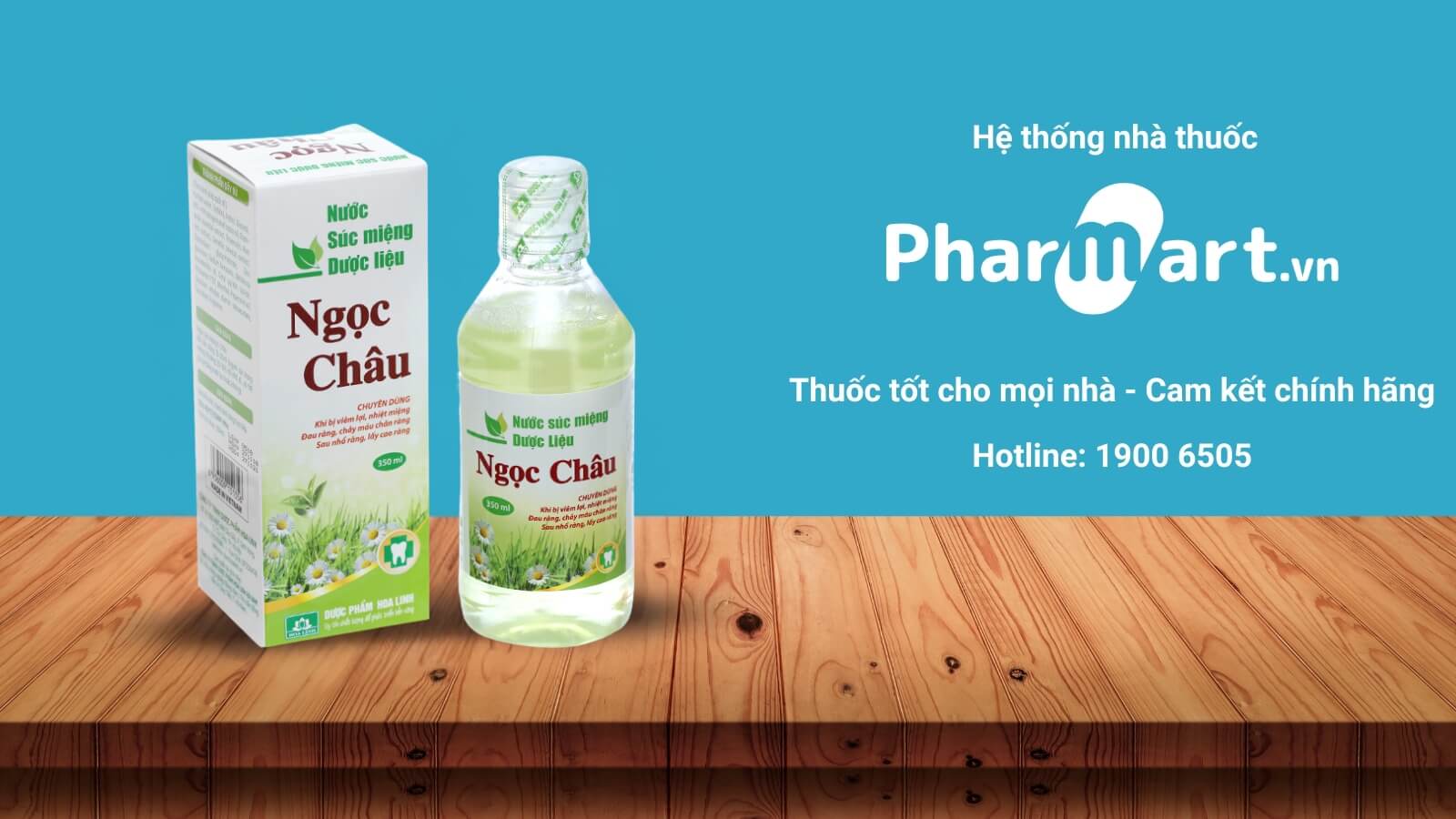 Nước s&uacute;c miệng thảo dược Ngọc Ch&acirc;u