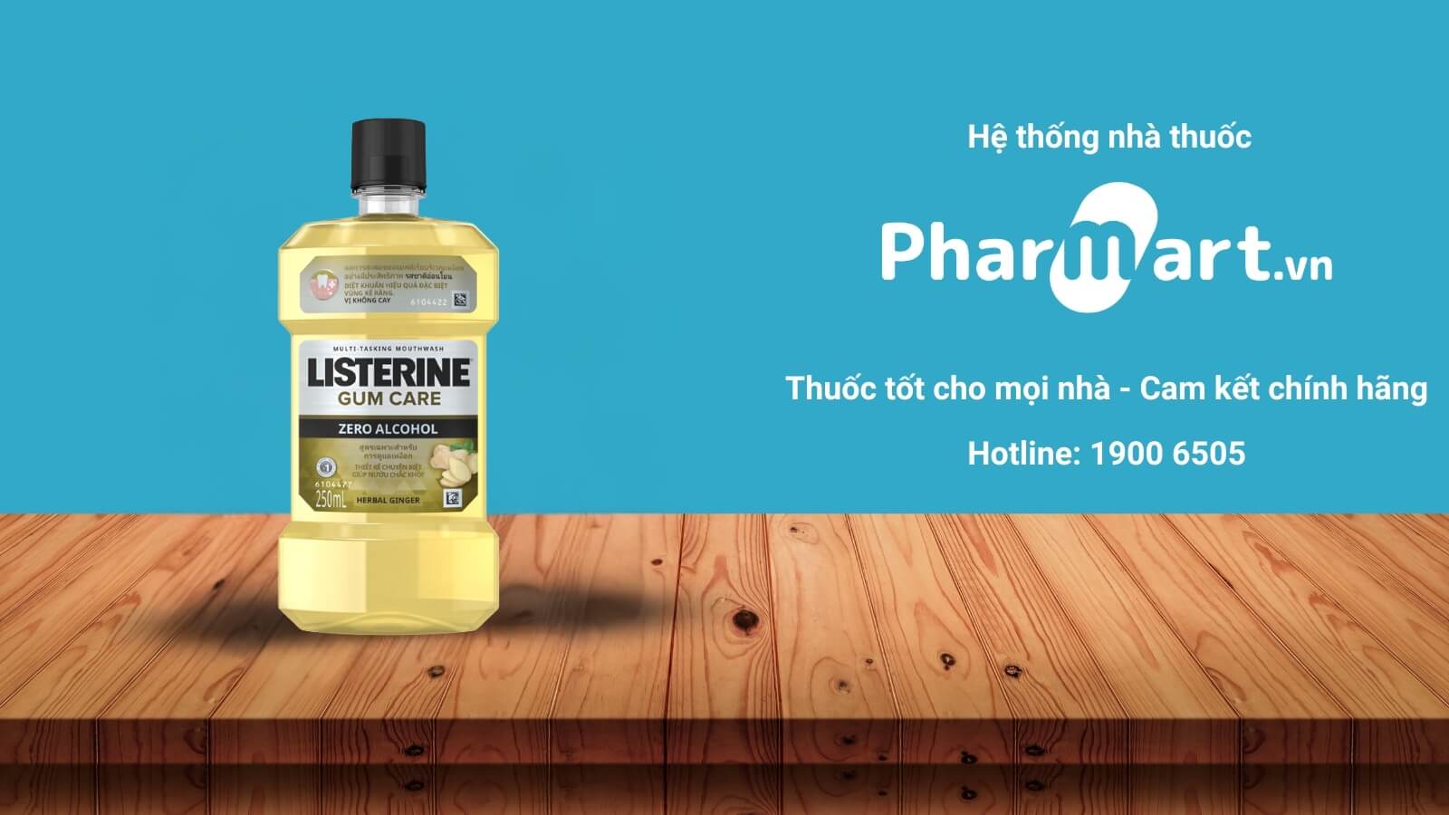 Nước s&uacute;c miệng Listerine Gum Care