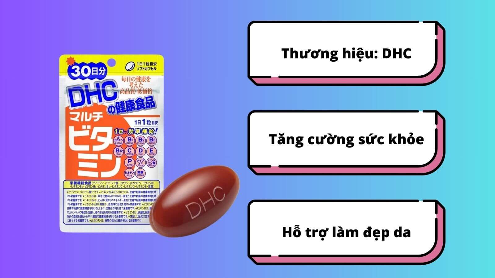Vi&ecirc;n uống DHC Multi Vitamins