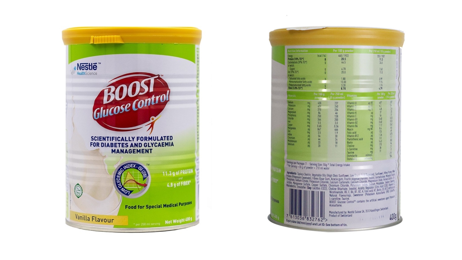 Boost Glucose Control đạt chuẩn ti&ecirc;u chuẩn dinh dưỡng cho người tiểu đường