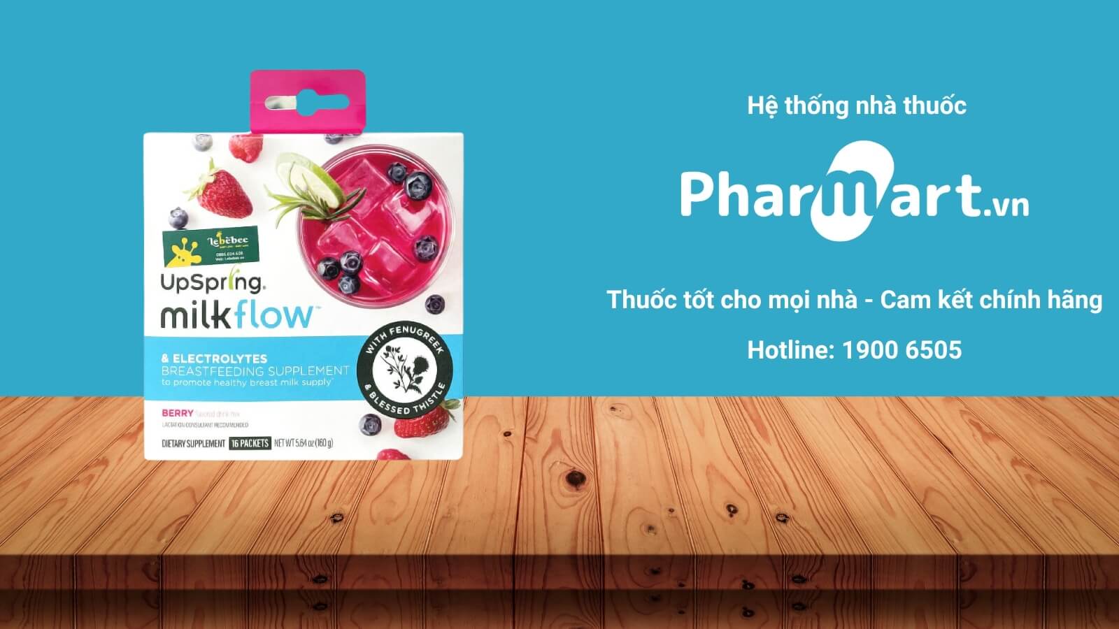 Tr&agrave; lợi sữa Upspring Milkflow