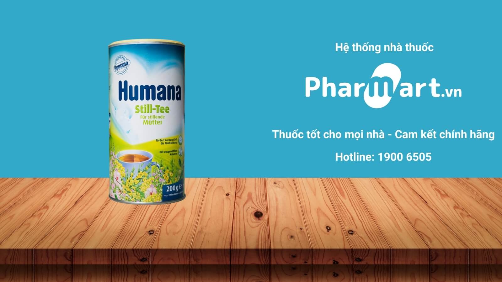 Tr&agrave; lợi sữa Humana Still-Tee