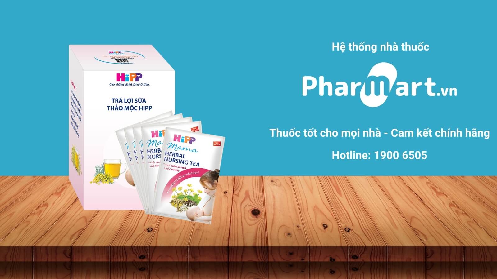 Tr&agrave; lợi sữa Hipp