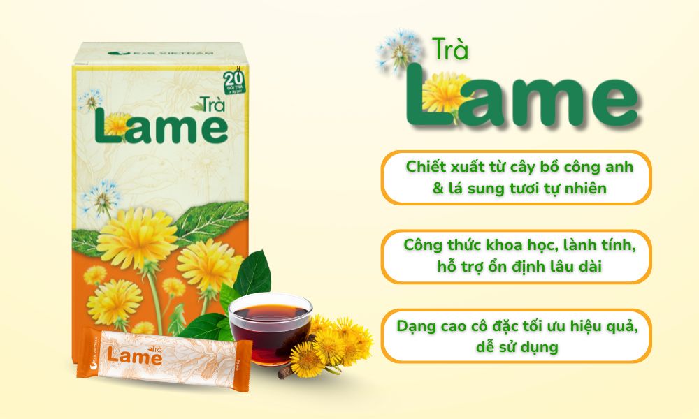 Tr&agrave; lợi sữa Lame - Giải ph&aacute;p hiệu quả cho mẹ sau sinh