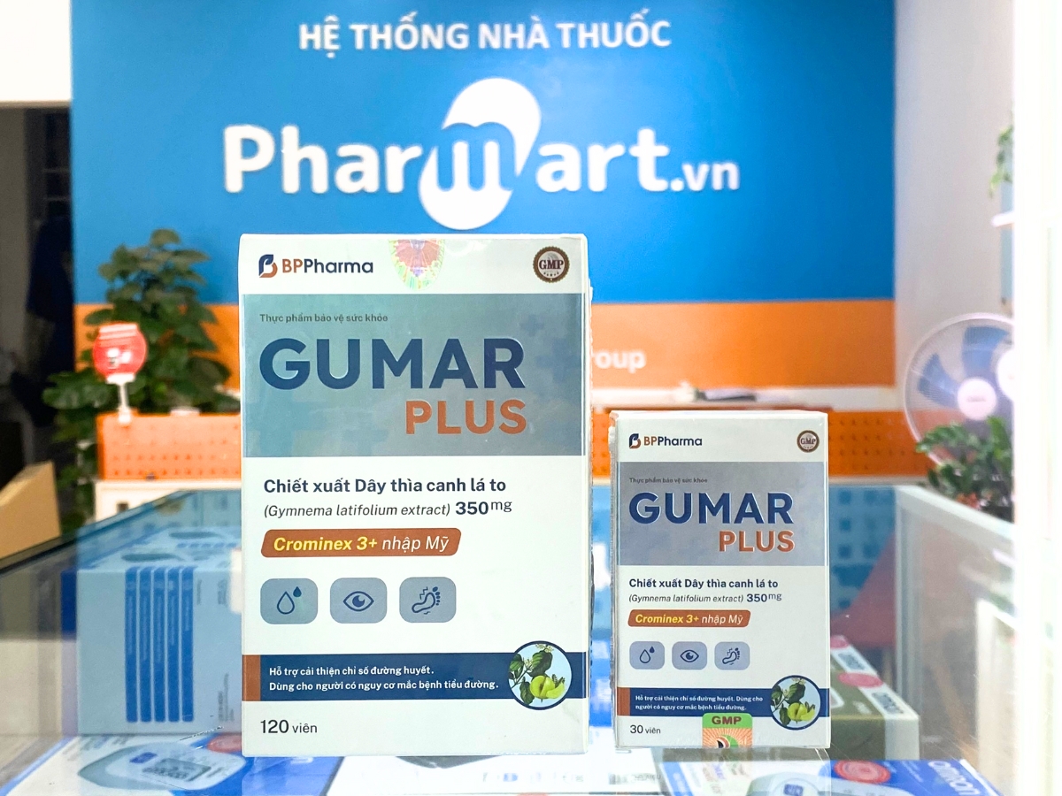 Mua 1 hộp Gumar Plus 120 vi&ecirc;n tặng 1 hộp Gumar Plus 30 vi&ecirc;n