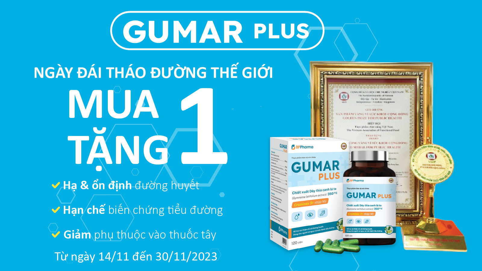 Ưu đ&atilde;i mua 1 tặng 1 nh&acirc;n Ng&agrave;y Đ&aacute;i th&aacute;o đường thế giới