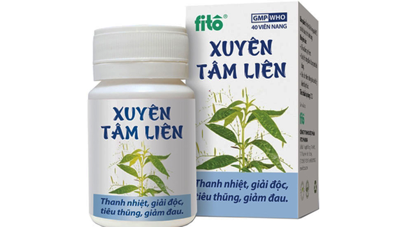 Sản phẩm Fito Xuyên tâm liên.