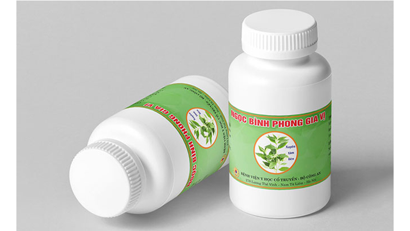 Sản phẩm Ngọc bình phong gia xuyên tâm liên.