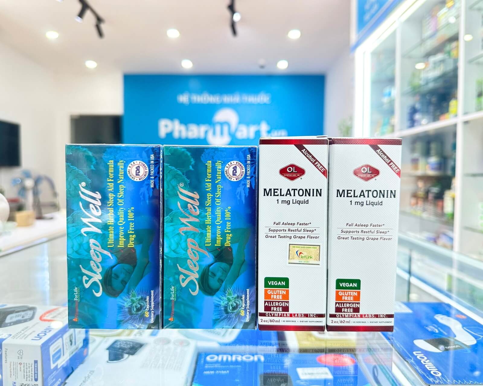 Một số sản phẩm có thành phần Melatonin tại HZ888A