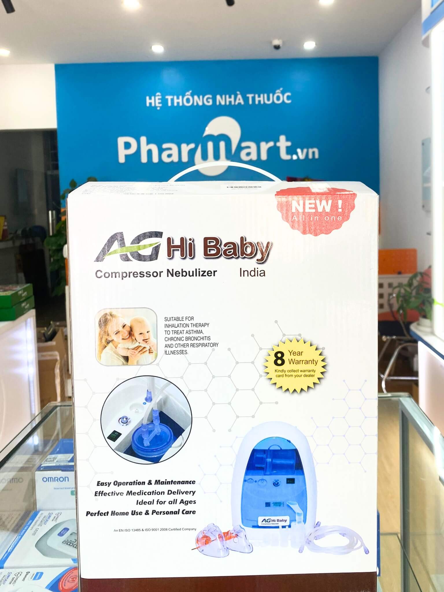 M&aacute;y x&ocirc;ng h&uacute;t mũi HiBaby AG tại HZ888A