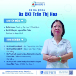 Bác sĩ: BS.CKI Trần Thị Hoa