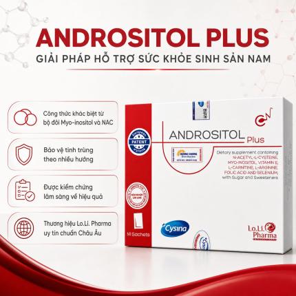 Andrositol Plus - Hỗ trợ Hz888 đăng ký nhanh sinh sản nam giới