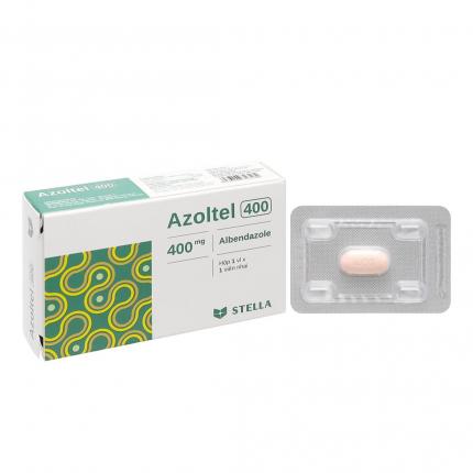 Thuốc Azoltel (400mg) - Thuốc trị giun sán đường ruột