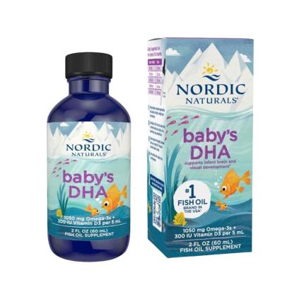 Nordic Naturals Baby's Dha - Hỗ trợ phát triển não bộ cho trẻ
