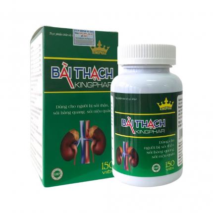 Bài Thạch Kingphar - Giảm viêm đường tiết niệu, sỏi thận hộp 150 viên