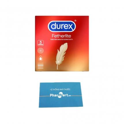 Bao cao su Durex Fetherlite Thin For Greater Sensitivity tại HZ888A