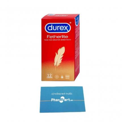 Bao cao su Durex Fetherlite Thin For Greater Sensitivity (12 chiếc) tại HZ888A
