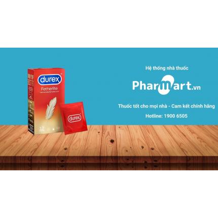 Bao cao su Durex Fetherlite Thin For Greater Sensitivity (12 chiếc) dược phân phối chính hãng tại HZ888A