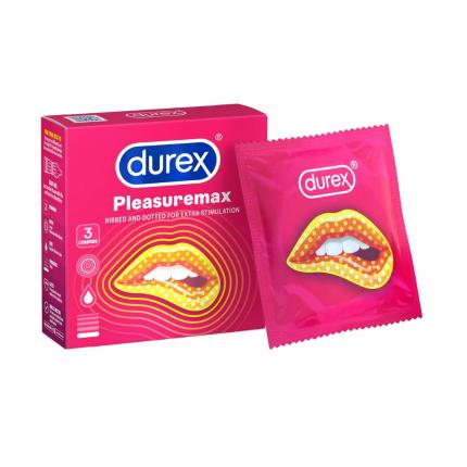 Bao cao su Durex Pleasuremax Hộp 3 chiếc