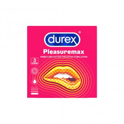 Bao cao su Durex Pleasuremax Hộp 3 chiếc