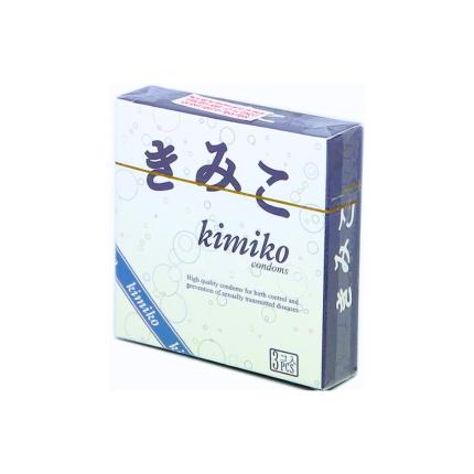 Bao cao su Kimiko gai nổi, hương dâu (3 chiếc) - Giúp cuộc yêu say đắm